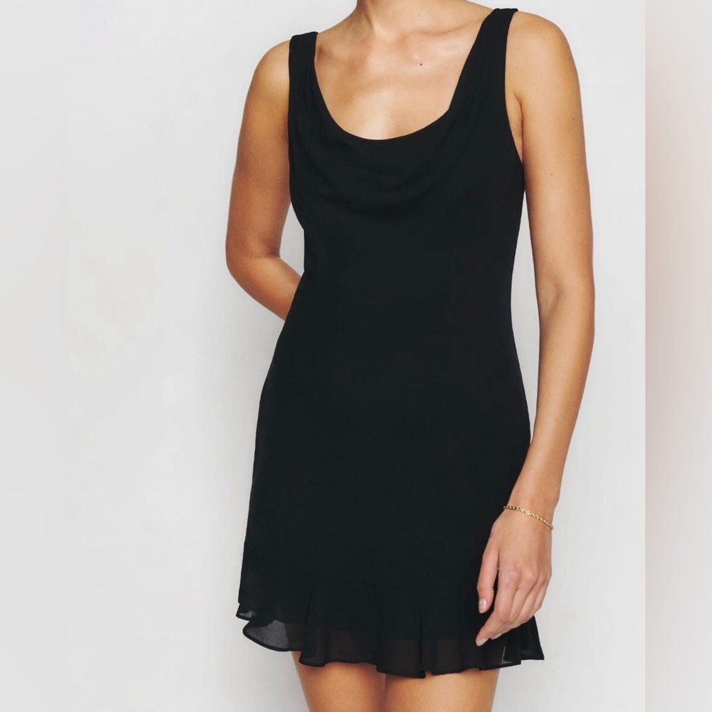 Reformation Black Dress